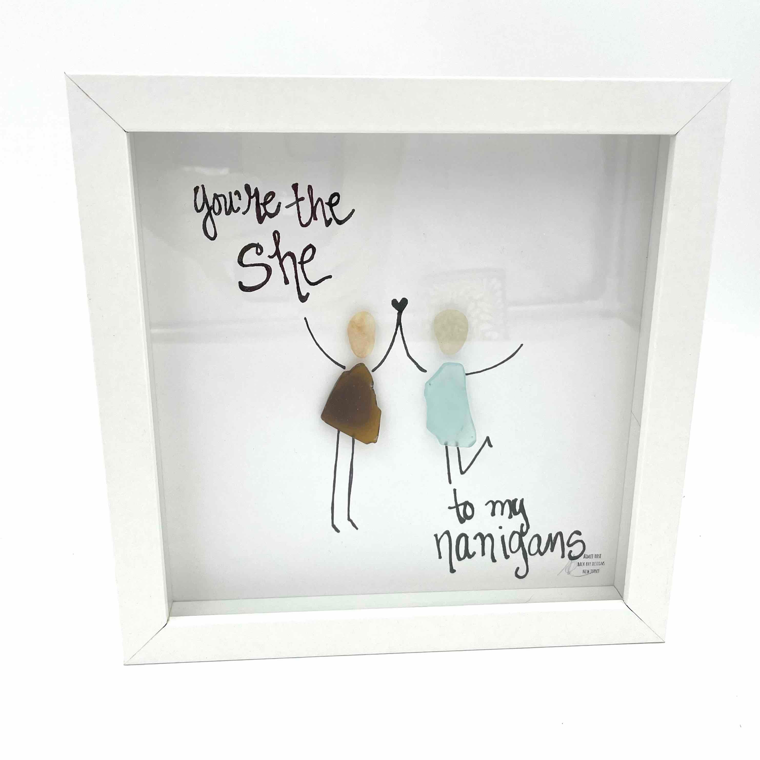 Sea Glass Art - Friendship Themed