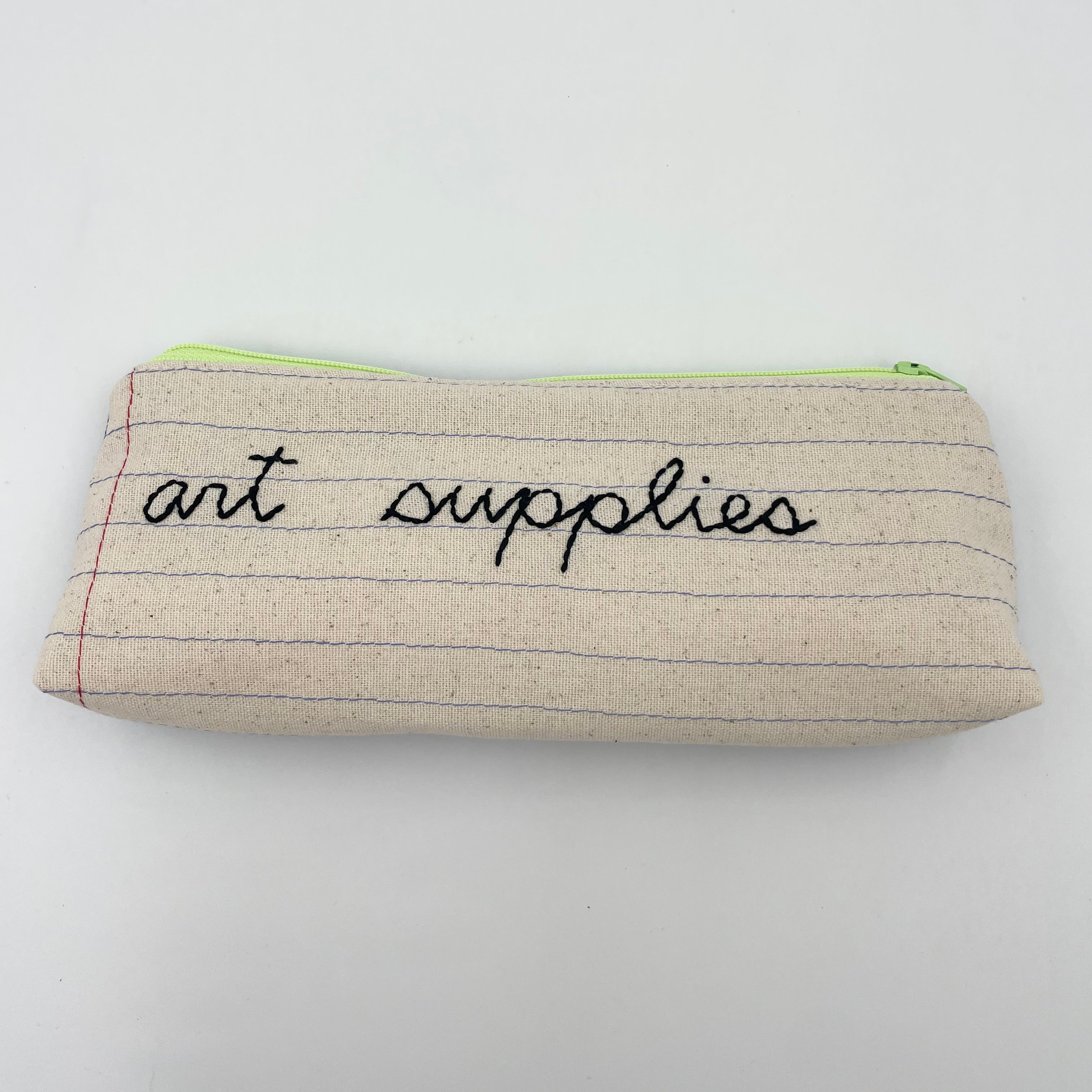 Zippered Pencil Case