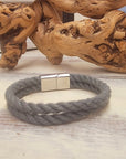 Foggy Gray Nautical Bracelet