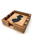 Wooden Coaster Holder