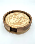 Wooden Coaster Holder