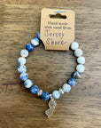 NJ Sand Beaded Bracelet, NJ Charm