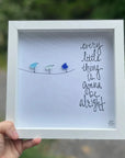 Sea Glass Art - Motivational/ Inspirational