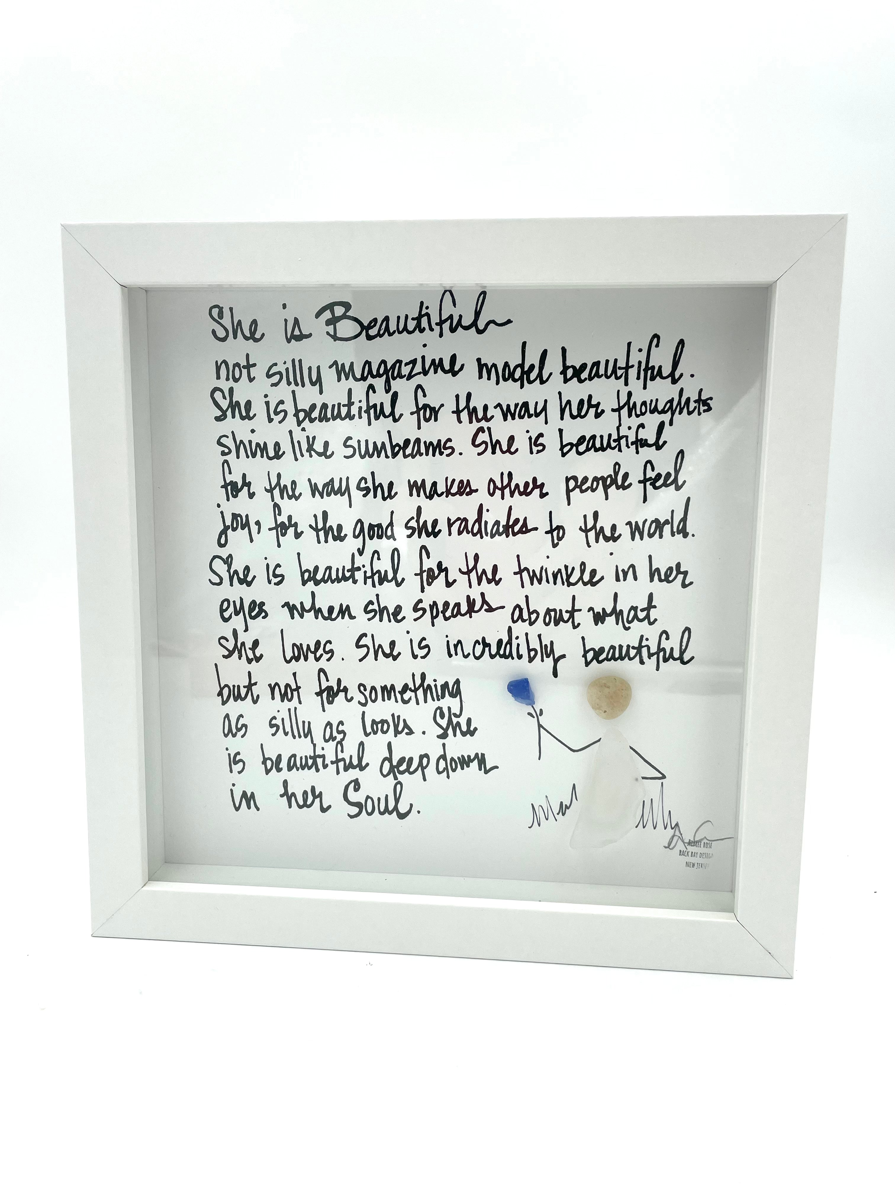 Sea Glass Art - Motivational/ Inspirational