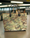 Camouflage Tote Bags with Leather Handles