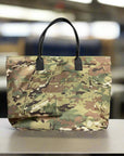 Camouflage Tote Bags with Leather Handles