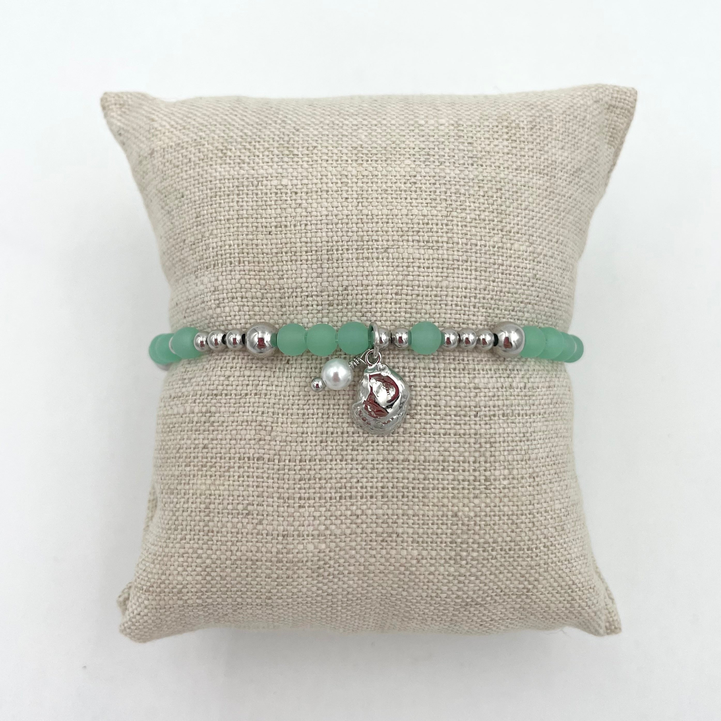 Sea Glass Stretch Bracelet