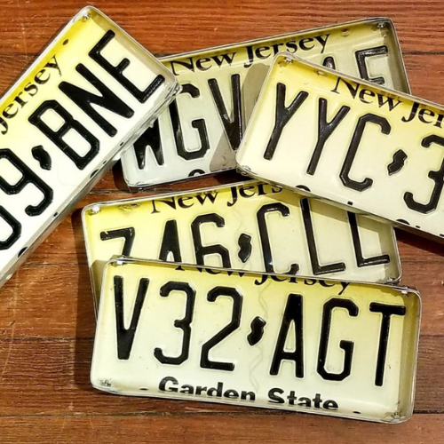 NJ License Plate Tray