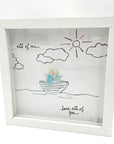 Sea Glass Art - Love Themed