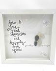 Sea Glass Art - Love Themed