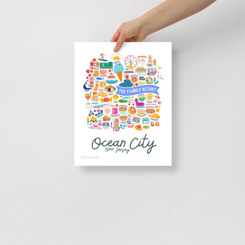 Ocean City Print