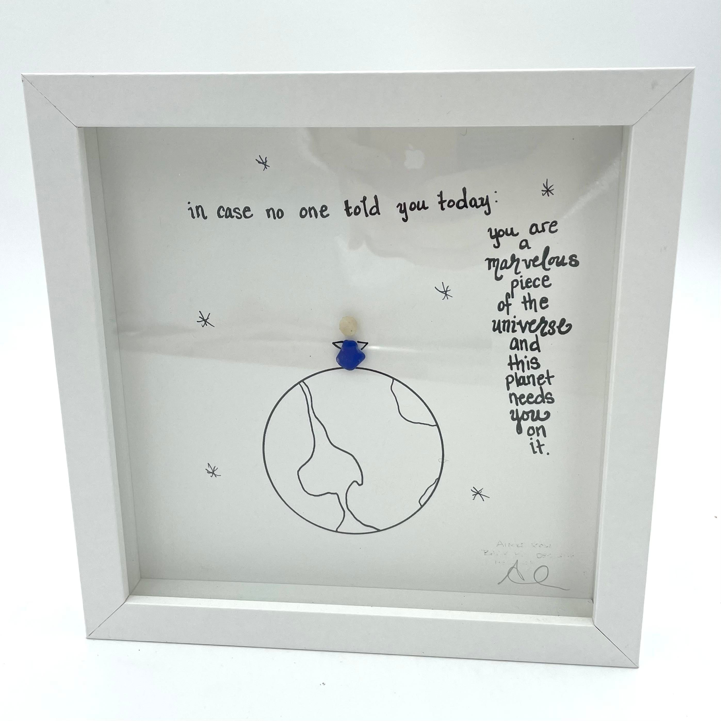 Sea Glass Art - Motivational/ Inspirational