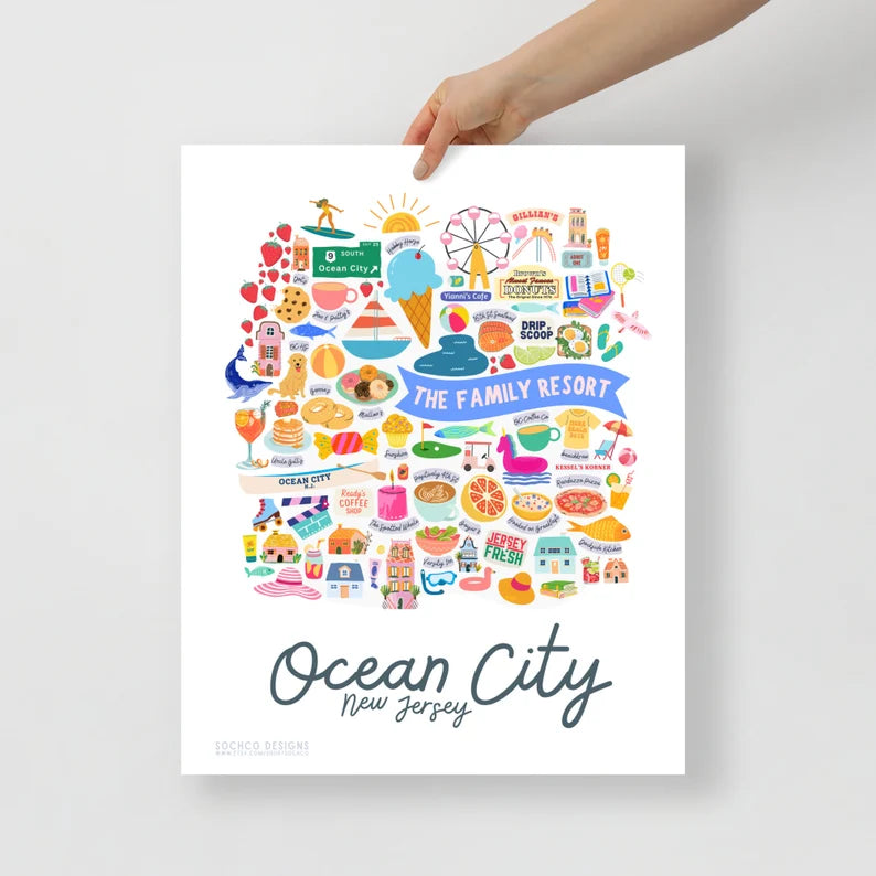 Ocean City Print