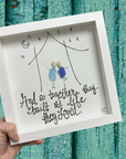 Sea Glass Art - Love Themed