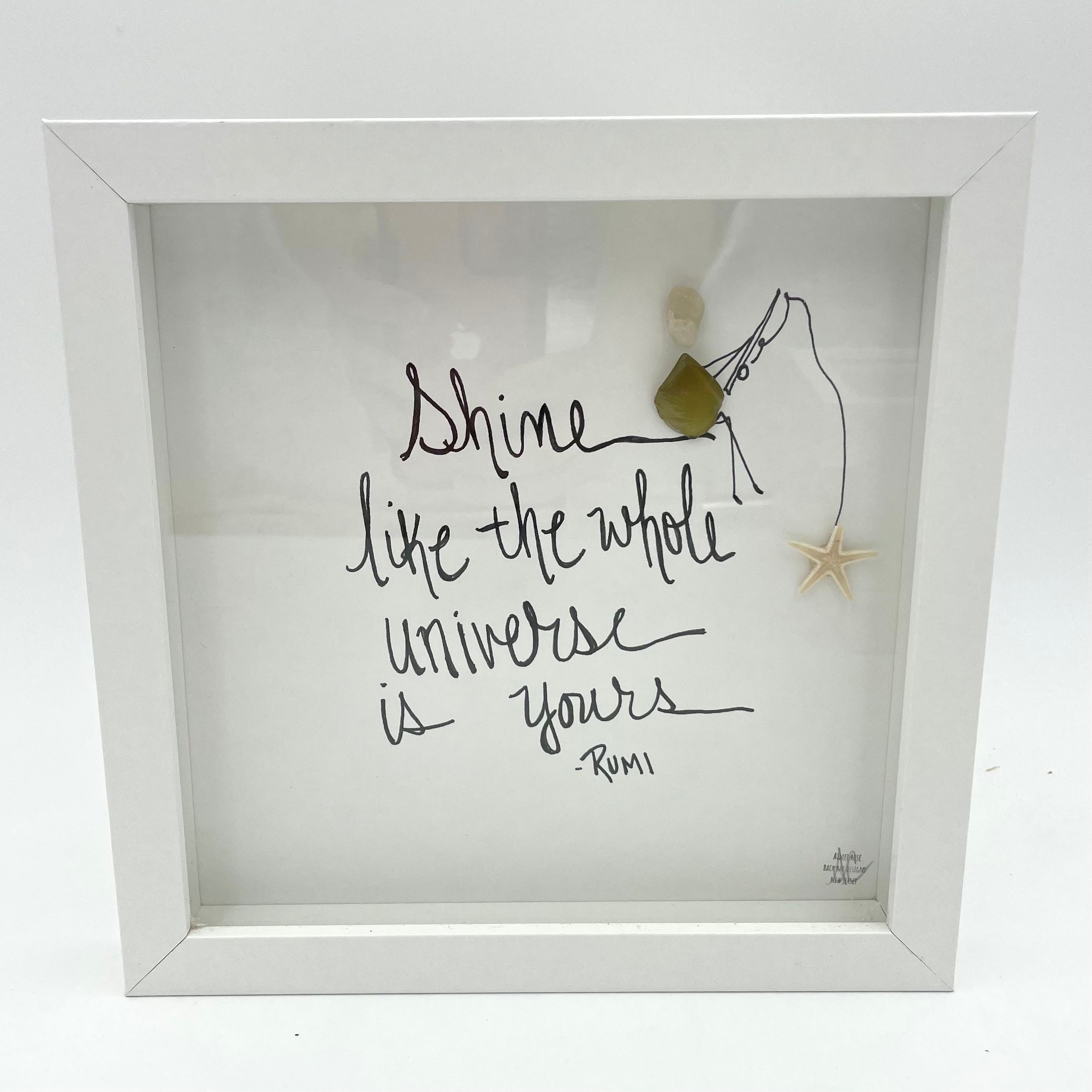 Sea Glass Art - Motivational/ Inspirational