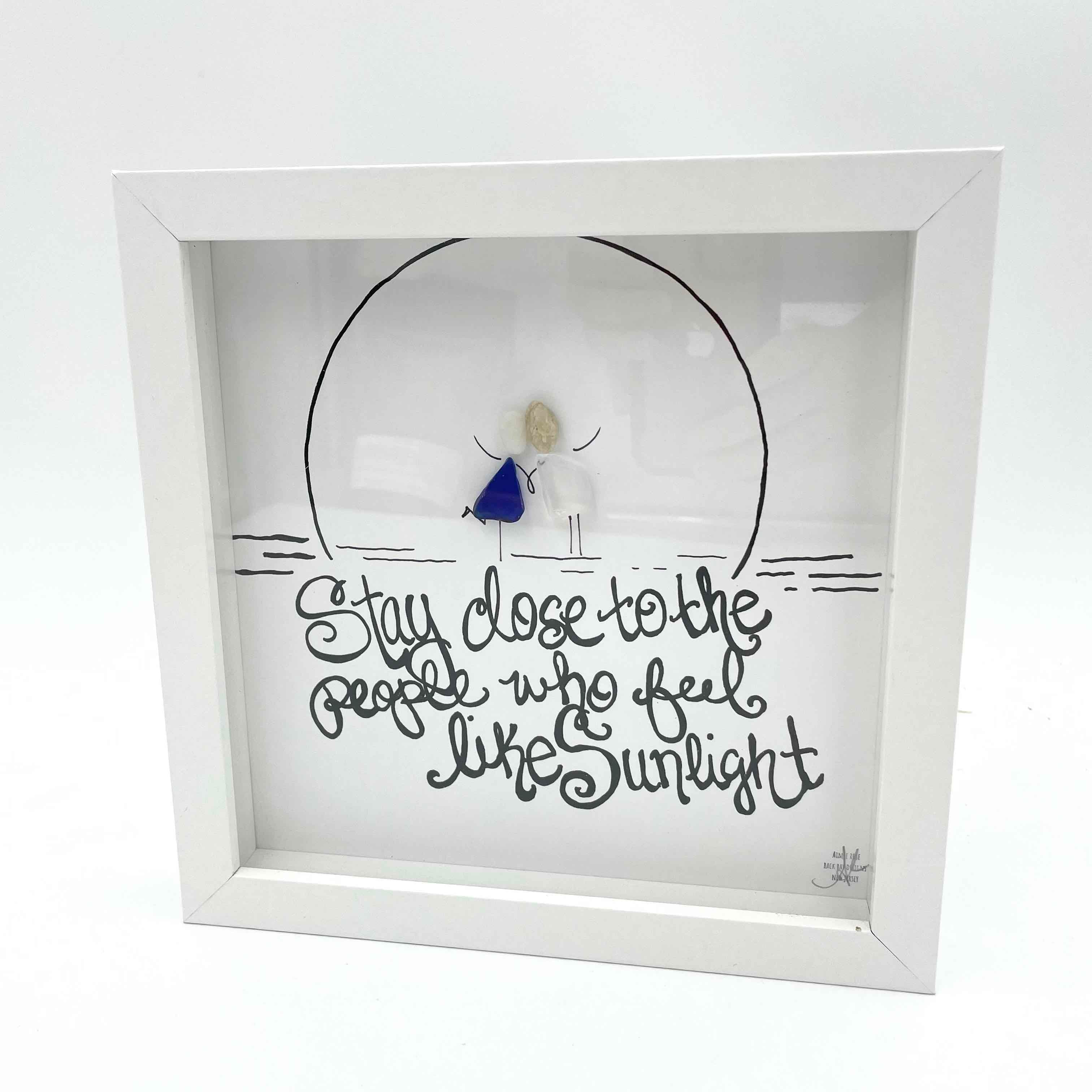 Sea Glass Art - Love Themed