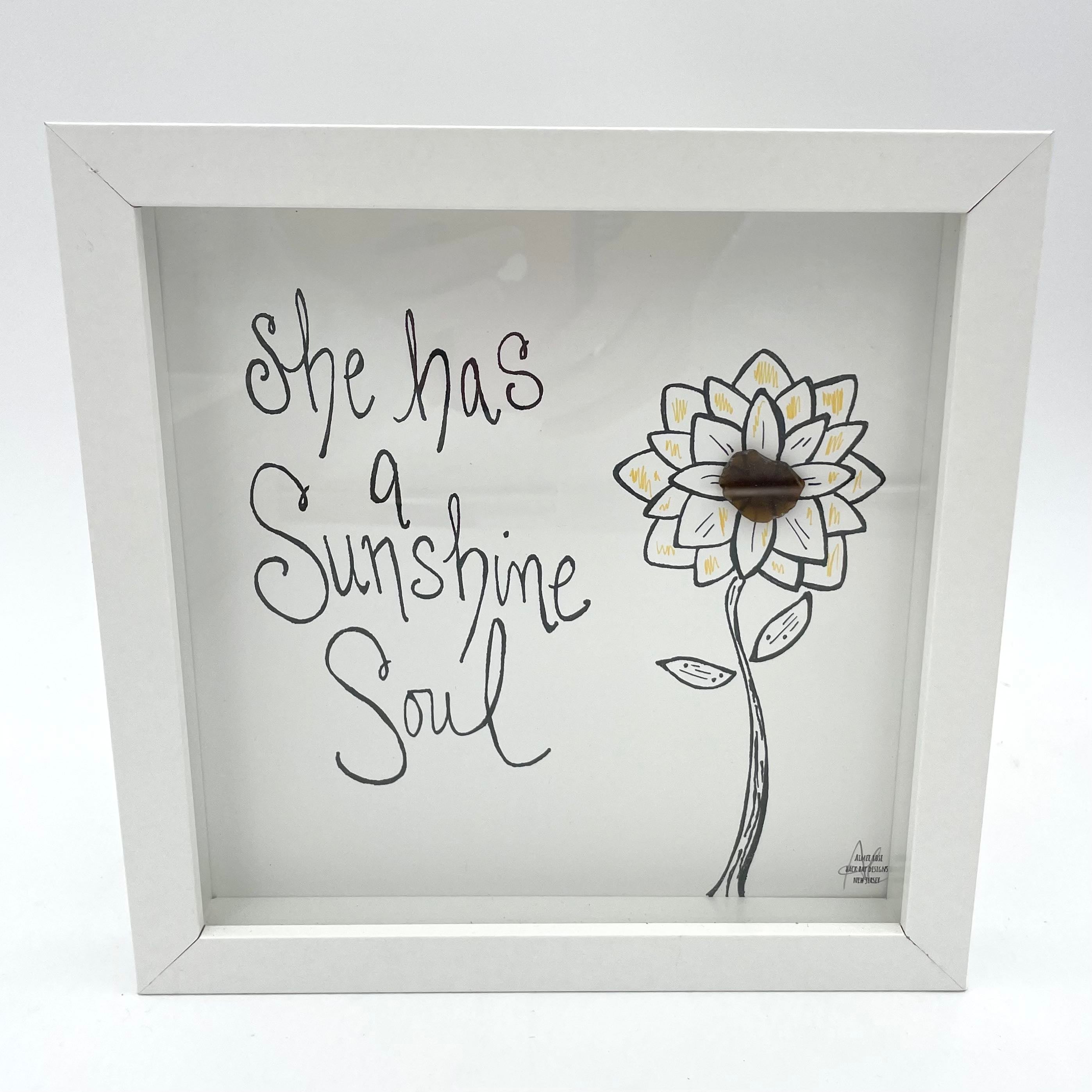 Sea Glass Art - Motivational/ Inspirational