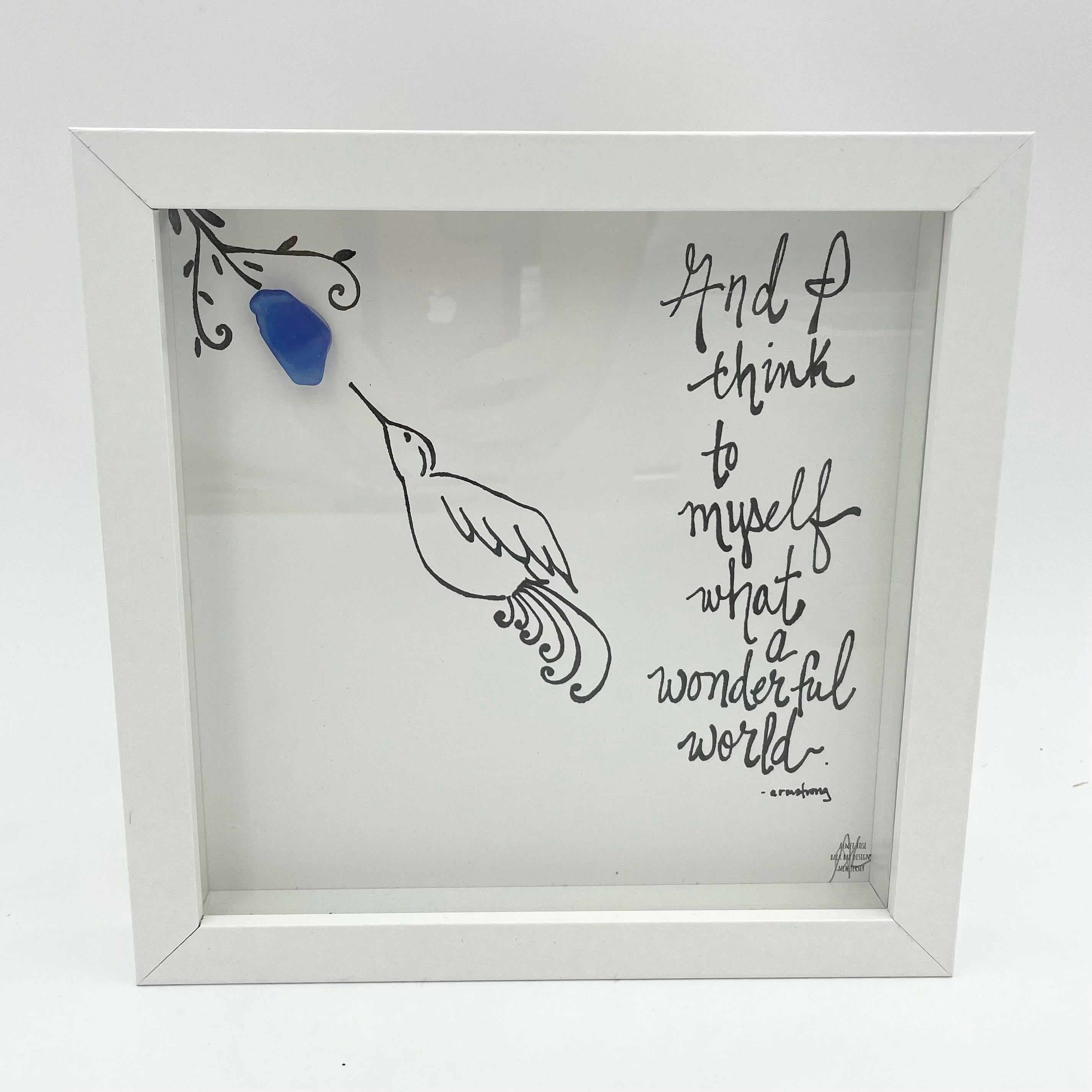 Sea Glass Art - Motivational/ Inspirational