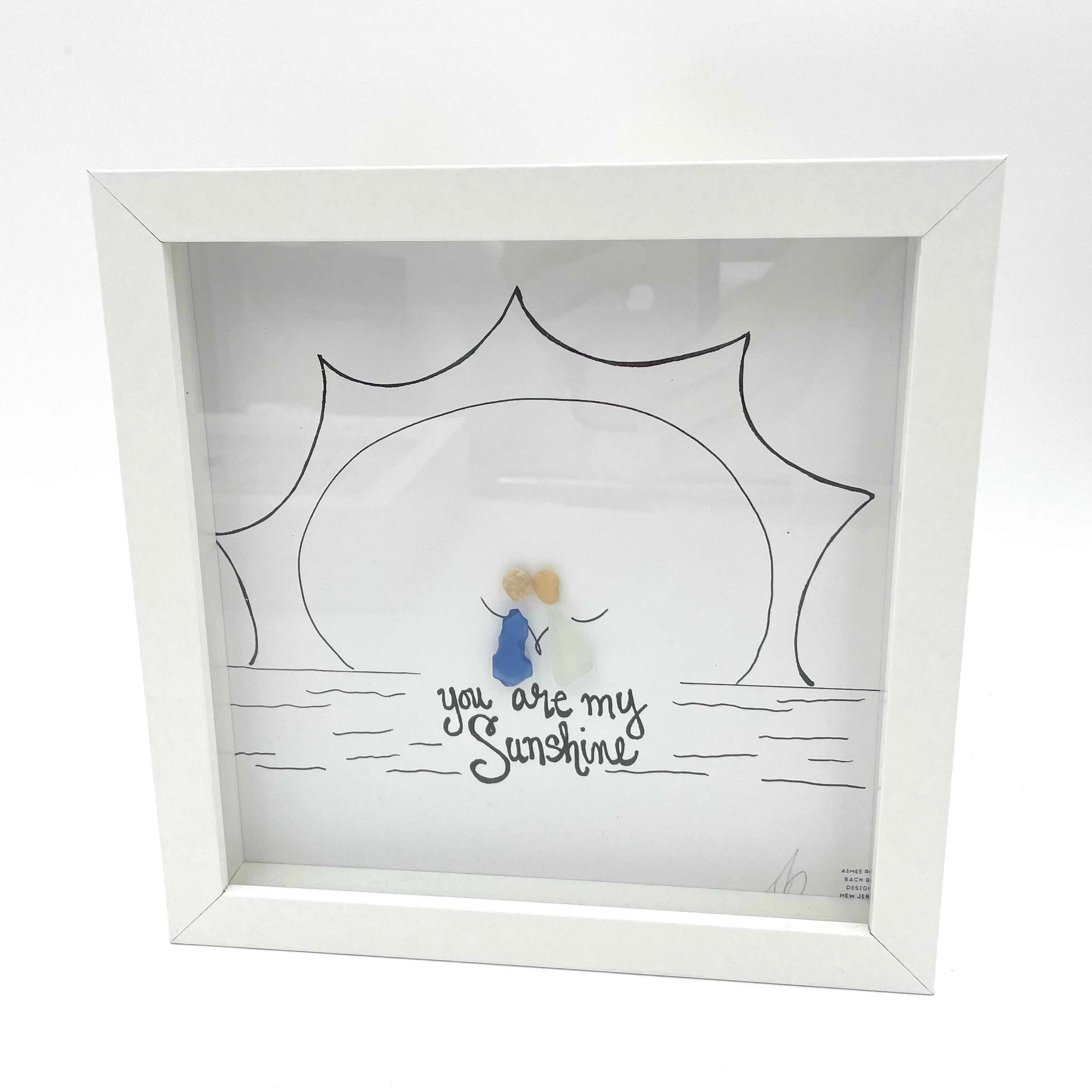 Sea Glass Art - Love Themed