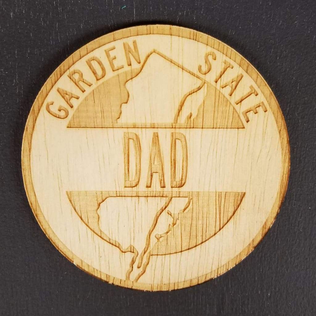 Laser Cut Coaster - Dad - Home &amp; Lifestyle