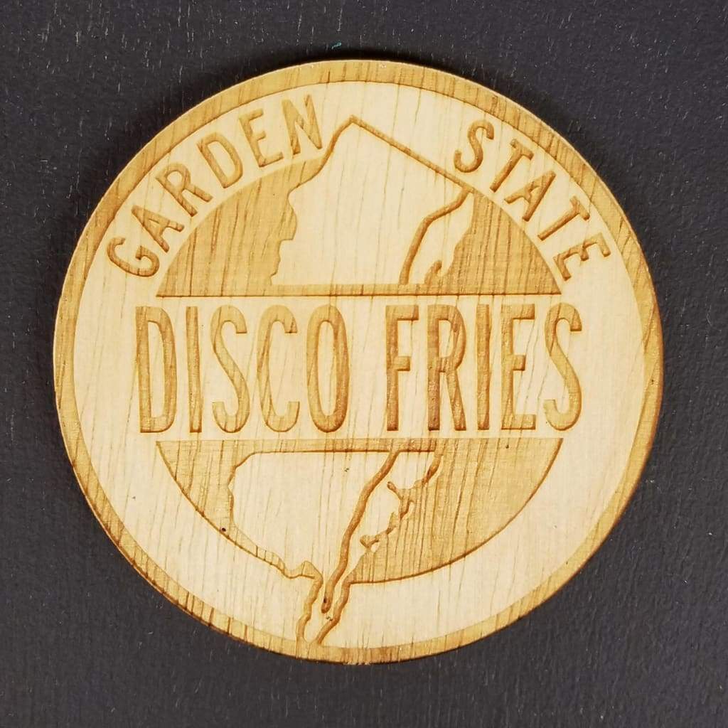 Laser Cut Coaster - Disco Fries - Home & Lifestyle