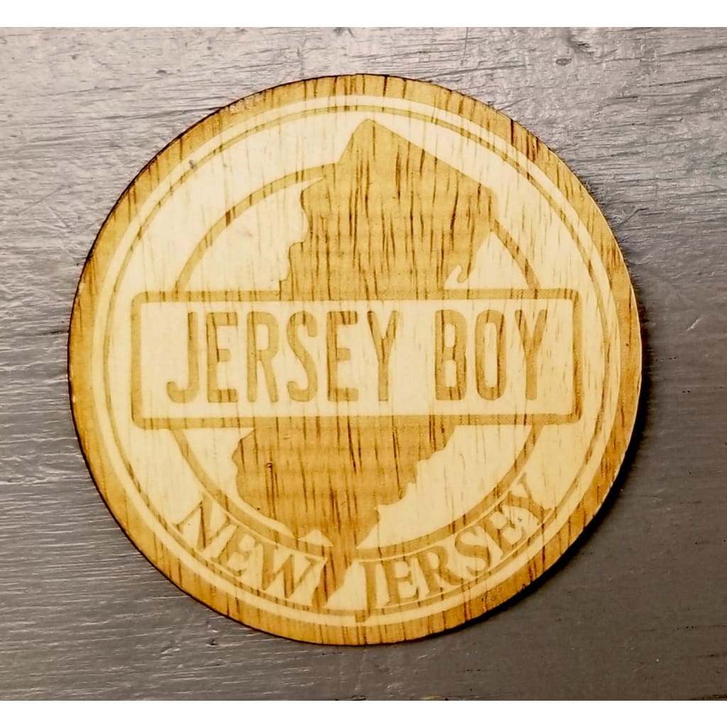 Laser Cut Coaster - Jersey Boy - Home &amp; Lifestyle