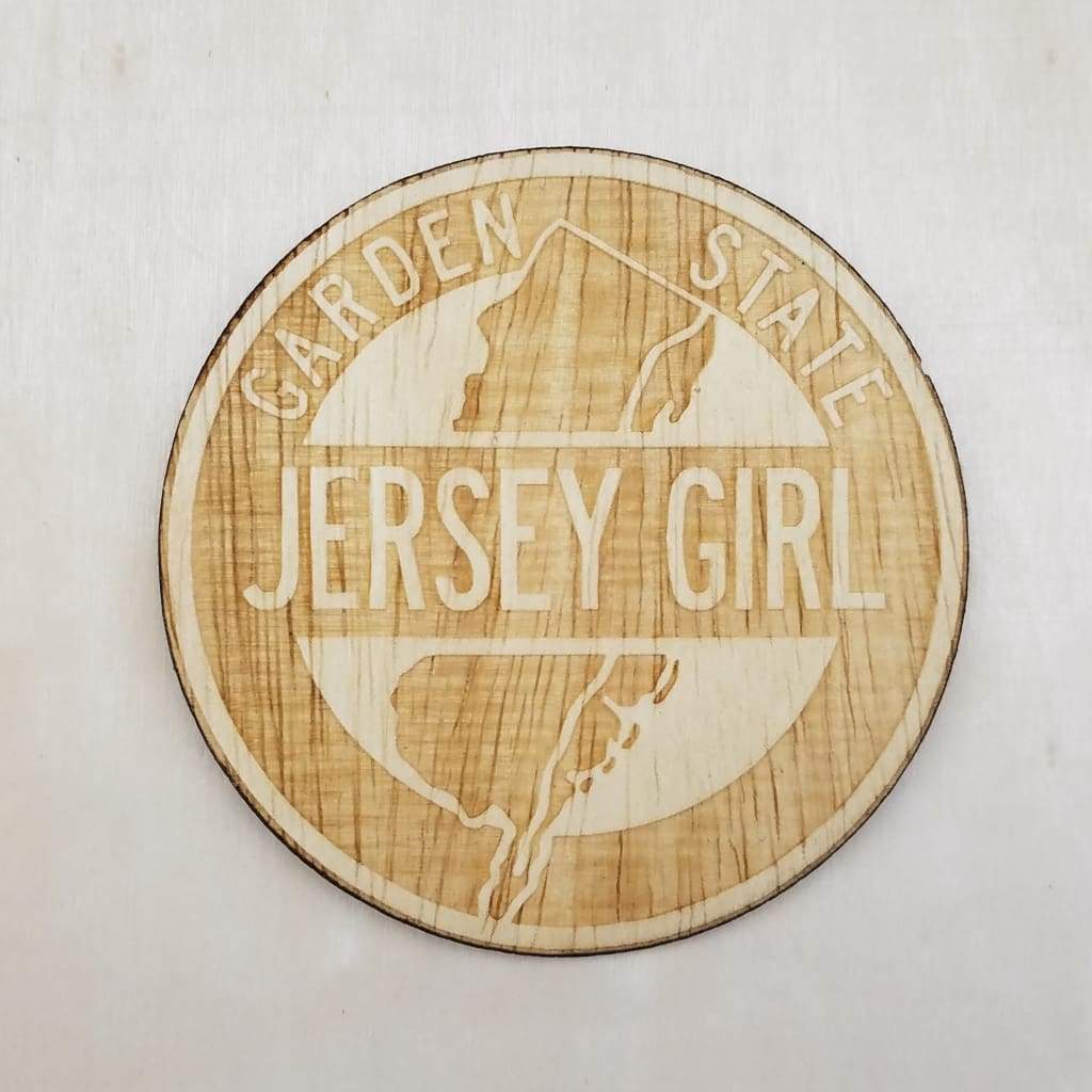 Laser Cut Coaster - Jersey Girl - Home & Lifestyle