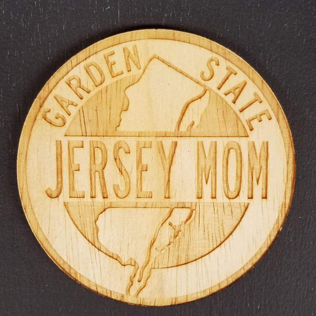 Laser Cut Coaster - Jersey Mom - Home &amp; Lifestyle