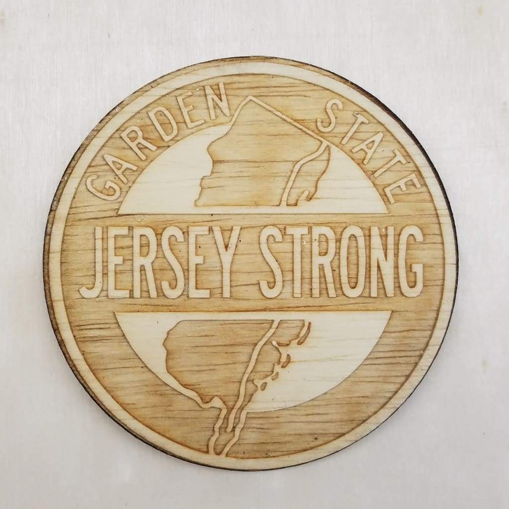 Laser Cut Coaster - Jersey Strong - Home & Lifestyle