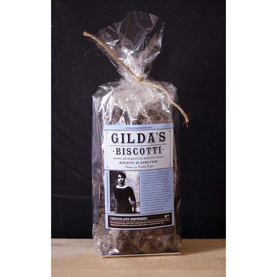 Traditional Italian Biscotti 8oz. bag - Chocolate Espresso - Good Eats